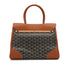 GOYARD SAIGON HAND BAG BROWN GOYARDINE CANVAS 90351095