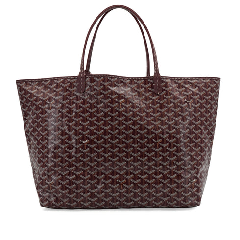 GOYARD SAINT LOUIS GM TOTE BAG BORDEAUX GOYARDINE CANVAS 90345074