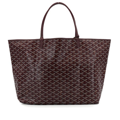 GOYARD SAINT LOUIS GM TOTE BAG BORDEAUX GOYARDINE CANVAS 90345074