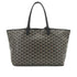 GOYARD SAINT LOUIS PM TOTE BAG BLACK GOYARDINE CANVAS 90344105