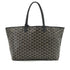 GOYARD SAINT LOUIS PM TOTE BAG BLACK GOYARDINE CANVAS 90344105