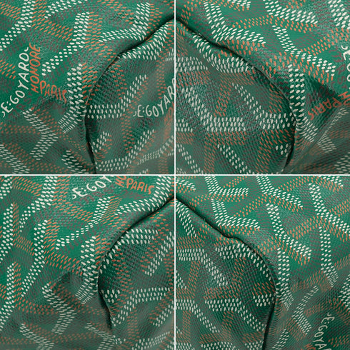 GOYARD SAINT LOUIS PM TOTE BAG GREEN GOYARDINE CANVAS 90340457