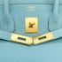 HERMES BIRKIN 35 BLUE ATOLL TOGO HAND BAG 2015 T GOLD HARDWARE 90311826