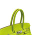 HERMES CANDY BIRKIN 35 KIWI LICHEN EPSOM HAND BAG 2011 SQUARE O PALLADIUM HARDWARE 90311828