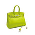 HERMES CANDY BIRKIN 35 KIWI LICHEN EPSOM HAND BAG 2011 SQUARE O PALLADIUM HARDWARE 90311828