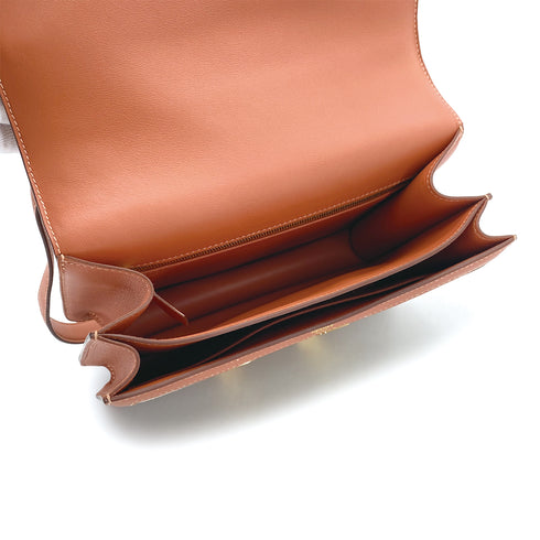 HERMES CONSTANCE 3 24 GRIS PERLE CREVETTE GRIZZLY SWIFT SHOULDER BAG 2014 R GOLD HARDWARE 90311818