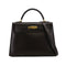 HERMES-KELLY-32-SELLIER-CHOCOLAT-BOXCALF-HAND-SHOULDER-BAG-2000-SQUARE-D-GOLD-HARDWARE-japan
