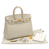 HERMES BIRKIN 25 BETON TOGO HAND BAG 2022 U STAMP GOLD HARDWARE 90338880