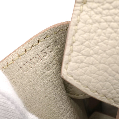 HERMES BIRKIN 25 BETON TOGO HAND BAG 2022 U STAMP GOLD HARDWARE 90338880