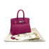 HERMES BIRKIN 30 ROSE PURPLE EPSOM HAND BAG 2018 C STAMP PALLADIUM HARDWARE 90311960