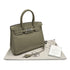 HERMES BIRKIN 30 SAUGE TAURILLON CLEMENCE HAND BAG 2016 X STAMP PALLADIUM HARDWARE 90310829 - PURPOSE