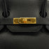 HERMES BIRKIN 35 BLACK ARDENNES HAND BAG 1996 CIRCLE Z GOLD HARDWARE 90318192