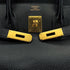 HERMES BIRKIN 35 BLACK ARDENNES HAND BAG 1998 SQUARE B GOLD HARDWARE 90310825 - PURPOSE