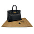 HERMES BIRKIN 35 BLACK ARDENNES HAND BAG 1998 SQUARE B GOLD HARDWARE 90310825 - PURPOSE