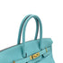 HERMES BIRKIN 35 BLUE ATOLL TOGO HAND BAG 2015 T GOLD HARDWARE 90311826