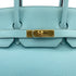 HERMES BIRKIN 35 BLUE ATOLL TOGO HAND BAG 2015 T GOLD HARDWARE 90311826