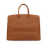 HERMES BIRKIN 35 GOLD TOGO HAND BAG 2002 SQUARE F GOLD HARDWARE 90338874