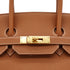 HERMES BIRKIN 35 GOLD TOGO HAND BAG 2002 SQUARE F GOLD HARDWARE 90338874