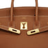 HERMES BIRKIN 35 GOLD TOGO HAND BAG 2002 SQUARE F GOLD HARDWARE 90338874