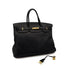 HERMES BIRKIN 40 BLACK TOGO 2010 SQUARE N GOLD HARDWARE 90311829