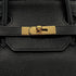 HERMES BIRKIN 40 BLACK TOGO 2010 SQUARE N GOLD HARDWARE 90311829