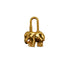 HERMES CADENA CHARM EXOTISME ELEPHANT 1988 GOLD ACCESSORY 90334172