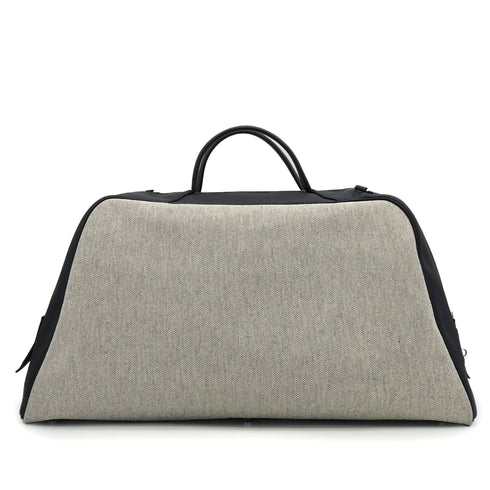 HERMES CAVOUR 48H BLUE INDIGO TOILE H TAURILLON CRISTOBAL BOSTON BAG 2019 D STAMP PALLADIUM HARDWARE 90340495