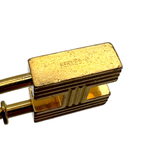 HERMES CHARM CADENA PREMIERS PAS DANS LE SIECLE CLASSIC H GOLD ACCESSORY 90313288