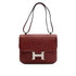 HERMES CONSTANCE 24 ROUGE H OSTRICH SHOULDER BAG 2000 SQUARE D PALLADIUM HARDWARE 90314449