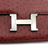 HERMES CONSTANCE 24 ROUGE H OSTRICH SHOULDER BAG 2000 SQUARE D PALLADIUM HARDWARE 90314449