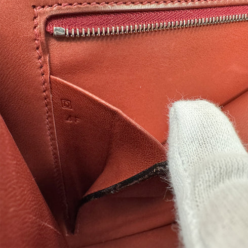 HERMES CONSTANCE 24 ROUGE H OSTRICH SHOULDER BAG 2000 SQUARE D PALLADIUM HARDWARE 90314449