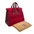 HERMES FEU DOU ROUGE H FEUTRE HAND BAG 2000 SQUARE D 90310325 - PURPOSE