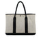 HERMES GARDEN PARTY 36 PM ECRU BLACK TOILE H BUFFLE SKIPPER TOTE BAG SQUARE N 90310338 - PURPOSE
