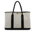 HERMES GARDEN PARTY 36 PM ECRU BLACK TOILE H BUFFLE SKIPPER TOTE BAG SQUARE N 90310338 - PURPOSE