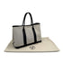 HERMES GARDEN PARTY 36 PM ECRU BLACK TOILE H BUFFLE SKIPPER TOTE BAG SQUARE N 90310338 - PURPOSE