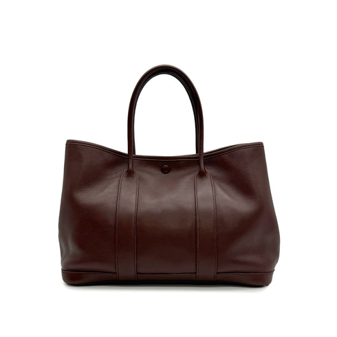 HERMES GARDEN PARTY TWILLY TPM HAVANE SWIFT HAND BAG 2009 SQUARE M 90313540