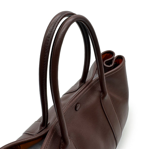 HERMES GARDEN PARTY TWILLY TPM HAVANE SWIFT HAND BAG 2009 SQUARE M 90313540