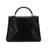 HERMES KELLY 32 RETORNE BLACK BOXCALF HAND BAG 1993 CIRCLE W GOLD HARDWARE 90318194