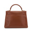 HERMES KELLY 32 RETORNE NOISETTE BOXCALF HAND SHOULDER BAG 2003 SQUARE G GOLD HARDWARE 90319581