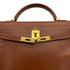 HERMES KELLY 32 RETORNE NOISETTE BOXCALF HAND SHOULDER BAG 2003 SQUARE G GOLD HARDWARE 90319581