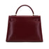 HERMES KELLY 32 SELLIER ROUGE H BOXCALF HAND BAG 1981 CIRCLE K GOLD HARDWARE 90318613