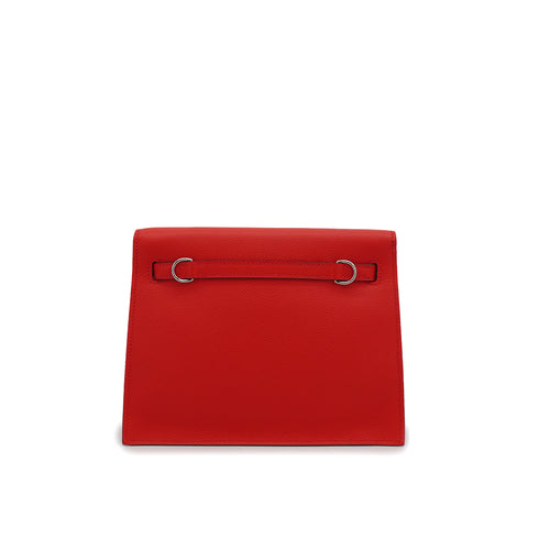 HERMES KELLY DANCE 2 ROUGE RADIEUX EVERCOLOR SHOULDER BAG 2025 K STAMP PALLADIUM HARDWARE 90332567