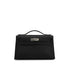 HERMES KELLY POCHETTE SELLIER BLACK VEAU SWIFT HAND BAG 2026 G STAMP PALLADIUM HARDWARE 90331394