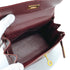 HERMES MINI KELLY 20 RETOURNE ROUGE H VEAU GULLIVER HAND SHOULDER BAG 1991 CIRCLE U GOLD HARDWARE 90311262 - PURPOSE
