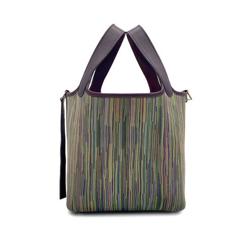 HERMES PICOTIN 18 PM MULTICOLOR VIBRATO VEAU SWIFT 2014 SQUARE R PALLADIUM HARDWARE 90318393