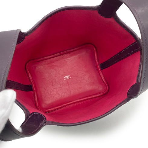 HERMES PICOTIN 18 PM MULTICOLOR VIBRATO VEAU SWIFT 2014 SQUARE R PALLADIUM HARDWARE 90318393