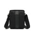 HERMES ACAPULCO BANDOULIERE PM BLACK TOILE CHEVRON SHOULDER BAG PALLADIUM HARDWARE 90327866