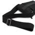 HERMES ACAPULCO BANDOULIERE PM BLACK TOILE CHEVRON SHOULDER BAG PALLADIUM HARDWARE 90327866