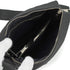 HERMES ACAPULCO BANDOULIERE PM BLACK TOILE CHEVRON SHOULDER BAG PALLADIUM HARDWARE 90327866