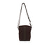 HERMES ACAPULCO BANDOULIERE PM HAVANE TOILE CHEVRON SHOULDER BAG PALLADIUM HARDWARE 90332966